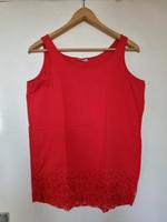 rotes Damentop mit Spitze, Gr. 46 Wuppertal - Oberbarmen Vorschau