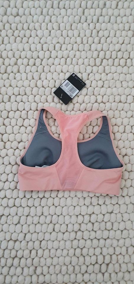 Nike Sport BH Damen rosa grau Gr. XS NEU mit Etiketten in Halle