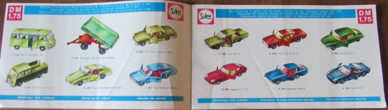 Siku Katalog 1969 in Heidelberg