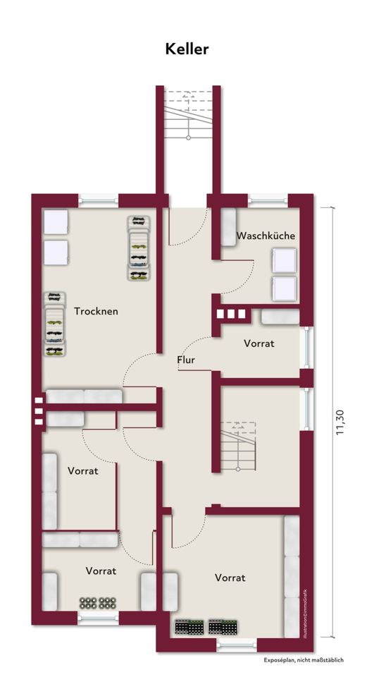 Gepflegtes Reihenendhaus mit drei vermieteten Wohneinheiten im attraktiven Stadtteil Neuengroden! in Wilhelmshaven