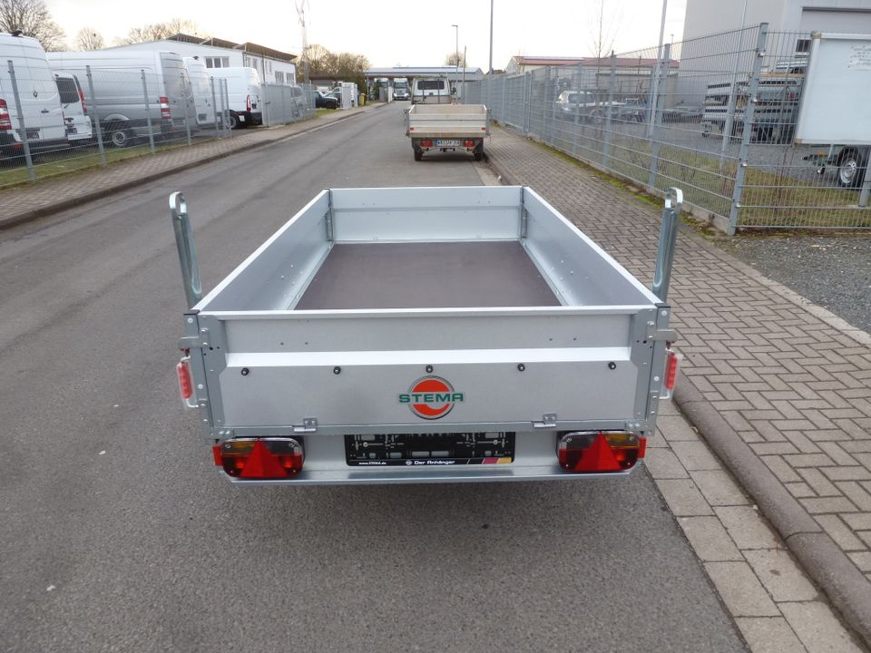 PKW Anhänger STEMA 750 KG NEU 251x128cm 100 km/h Stützen Stützrad in Breitenworbis