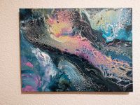 Acrylic pouring | „universe“ bemalte Leinwand Bayern - Eckental  Vorschau