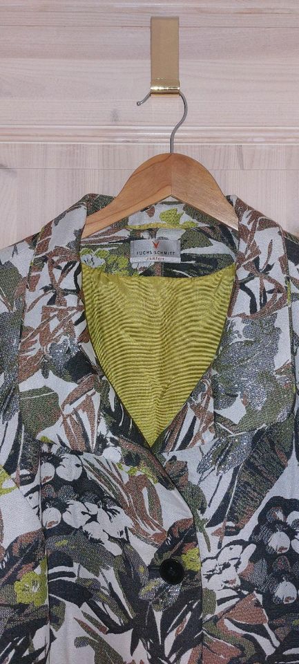 Fuchs Schmitt Jacke Blazer Kurzmantel Gehrock Gr. 54 Jacquard in Neetze