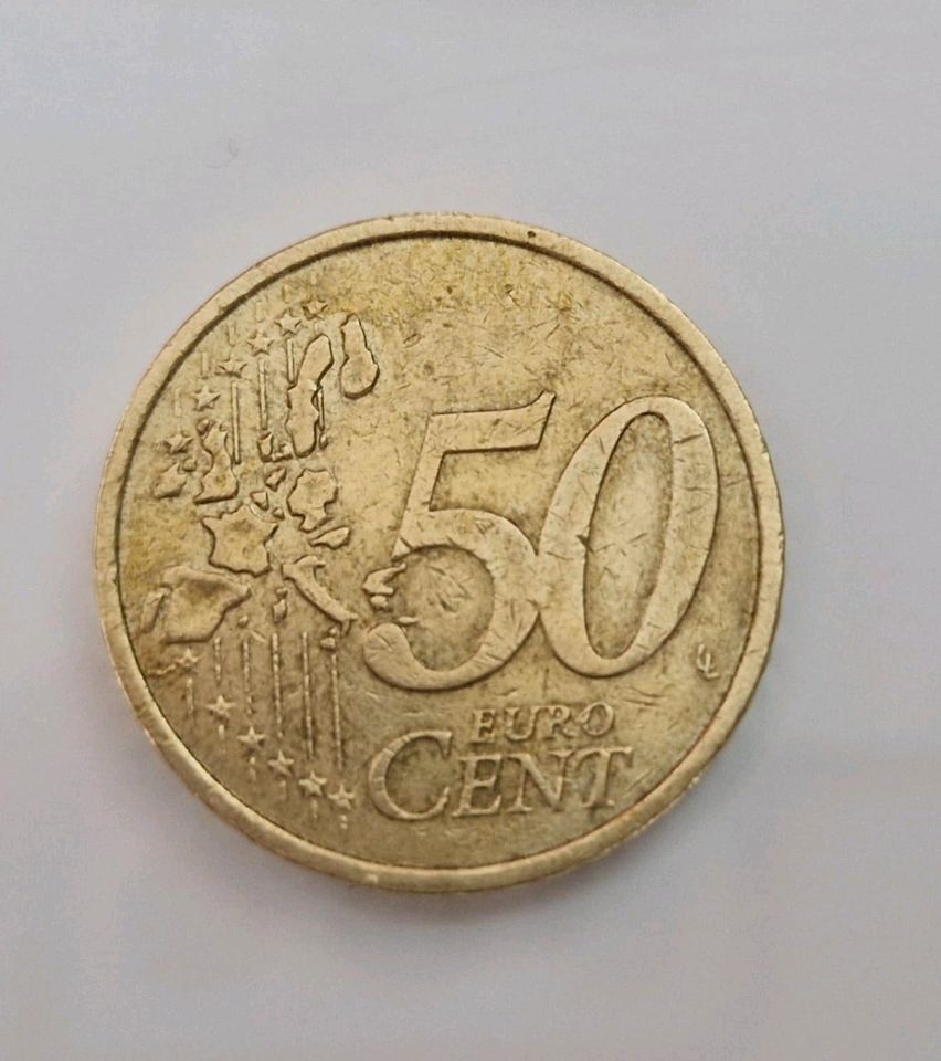 50 cent Fehlprägung in Mülheim (Ruhr)
