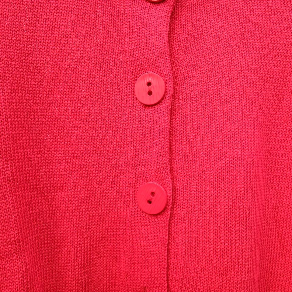 AKH * modischer STRICKMANTEL-CARDIGAN * EG-54-56-58 * ROT * TOP * in Bergisch Gladbach