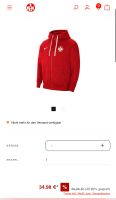 1.FCK Jacke rot Hoodie Jacke Kaiserslautern Nike Rheinland-Pfalz - Altenglan Vorschau