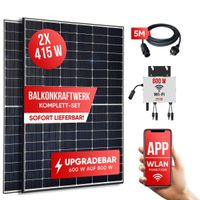 Balkonkraftwerk 830W Module Solaranlage 800W / 600W drosselbar AP Bayern - Hofkirchen Vorschau