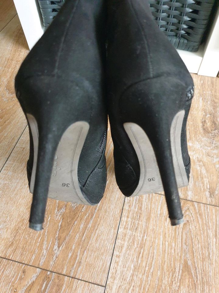 TAMARIS Stiefeletten High Heels Stilettos 36 schwarz in Witten