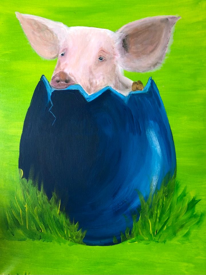 Schwein im Ei in Osnabrück