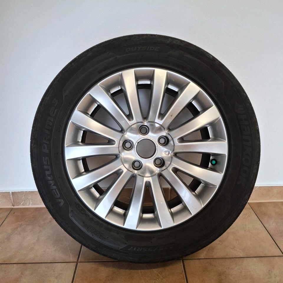 4x Original VW 17 Zoll Sommer Alu Felgen 235 55R17 in Bippen