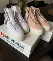 Superga Sneaker Plateau Gr.39 nude Gr.40 weiß Nordrhein-Westfalen - Haltern am See Vorschau