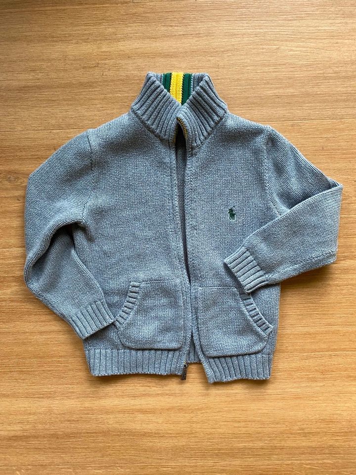 Ralph Lauren Kinder Strickjacke, grau, Größe 5 in Verl