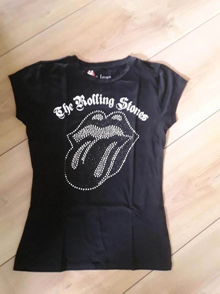 Bandshirt gr M Rolling Stones schwarz in Kühbach