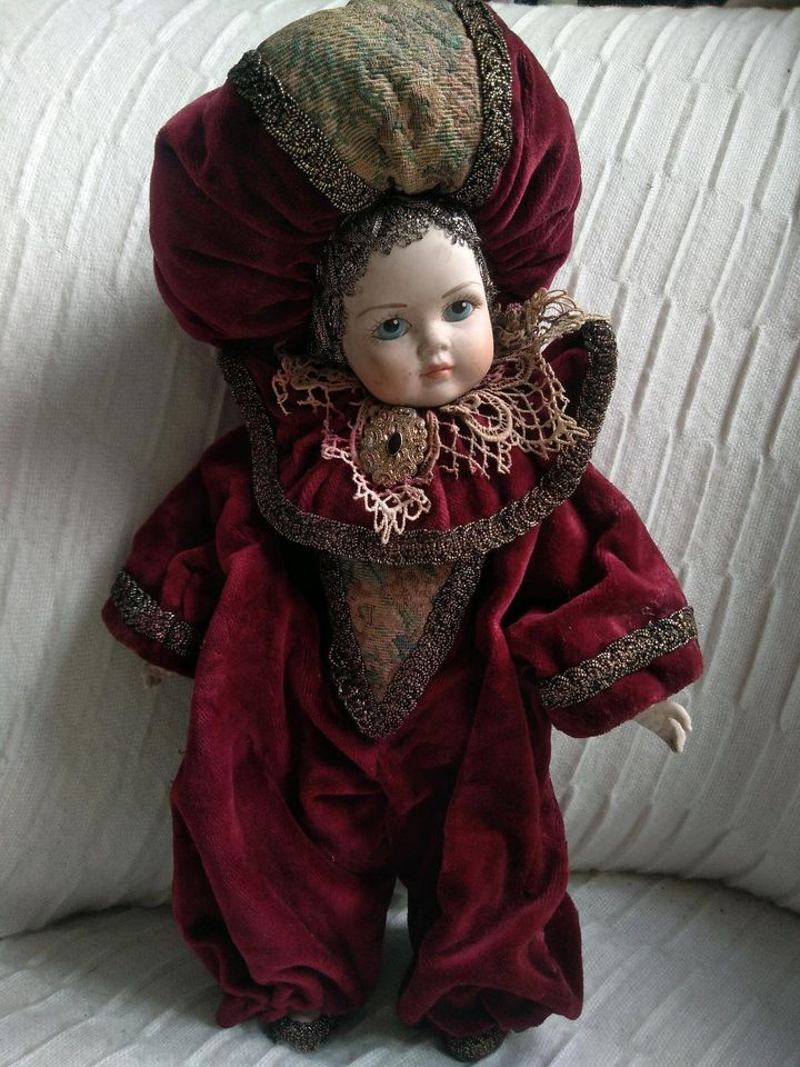 Alte 'Venezianische Puppe", Puppe Porzellan in München