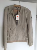 NEU UVP 439€ Replay Lederjacke Collegejacke Bomberjacke S Beige Bochum - Bochum-Ost Vorschau