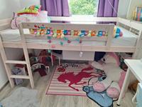 Hochbett 90x200cm mit Rutsche Niedersachsen - Braunschweig Vorschau