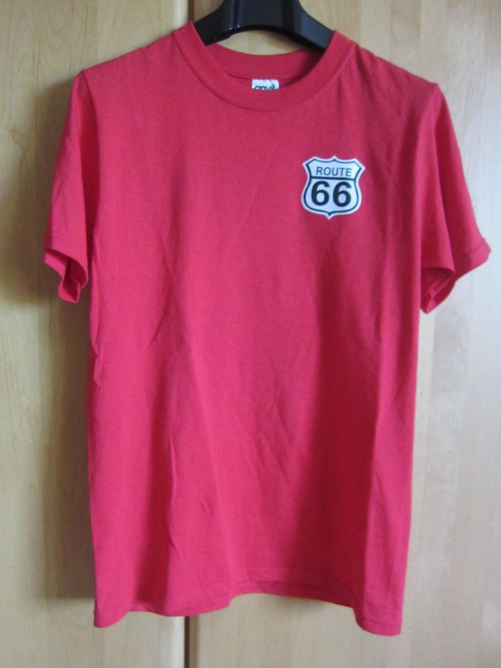 T-Shirt TShirt Historic Route 66 US Car Hot Rod Harley Größe S in Geisenfeld