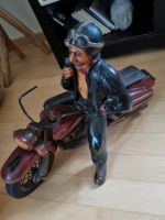 Holzfigur Motorrad Harley Vintage Massiv Holzmotorrad Nordrhein-Westfalen - Gescher Vorschau