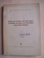 Hygiene der Normal- und Sonderschulen von 1956 Thüringen - Apolda Vorschau
