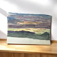 Antik Aquarell Bilder bergen und Landschaft Bayern - Neufraunhofen Vorschau
