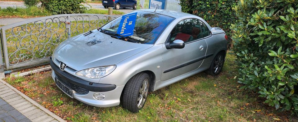 2x Peugeot 206cc Cabrio an Bastler in Bad Bramstedt