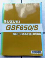 Suzuki GSF650/S bis K7 Wartungsanleitung Reparaturanleitung Buch Baden-Württemberg - Schriesheim Vorschau