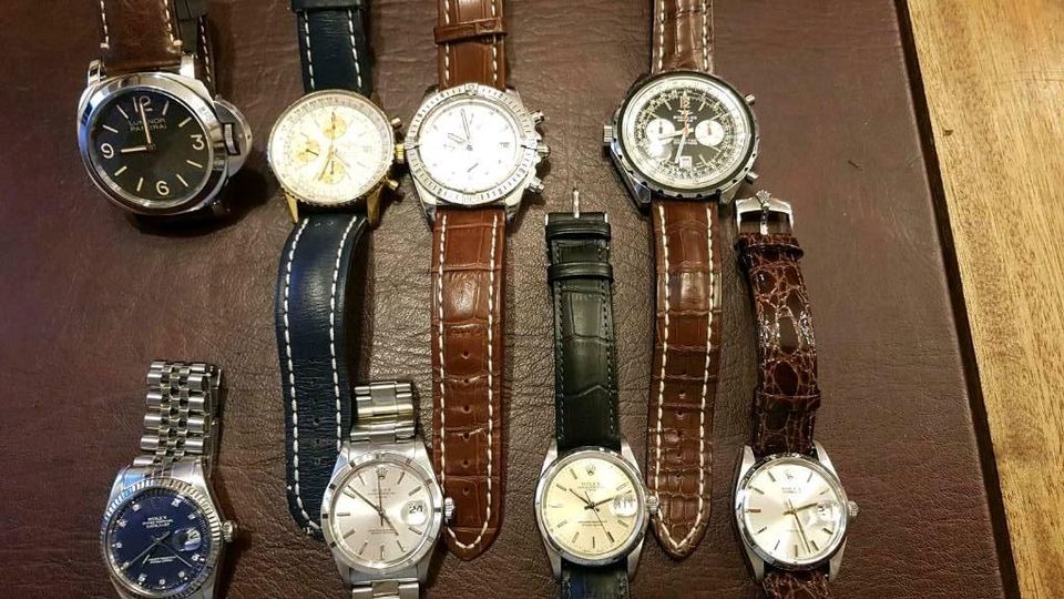 Ankauf von Rolex, Breitling, Omega weiteren Vintage Armbanduhren in Hückelhoven