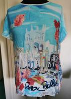 locker fallendes T-Shirt - Gerry Weber buntes Venedig Motiv Gr 44 Hessen - Reiskirchen Vorschau