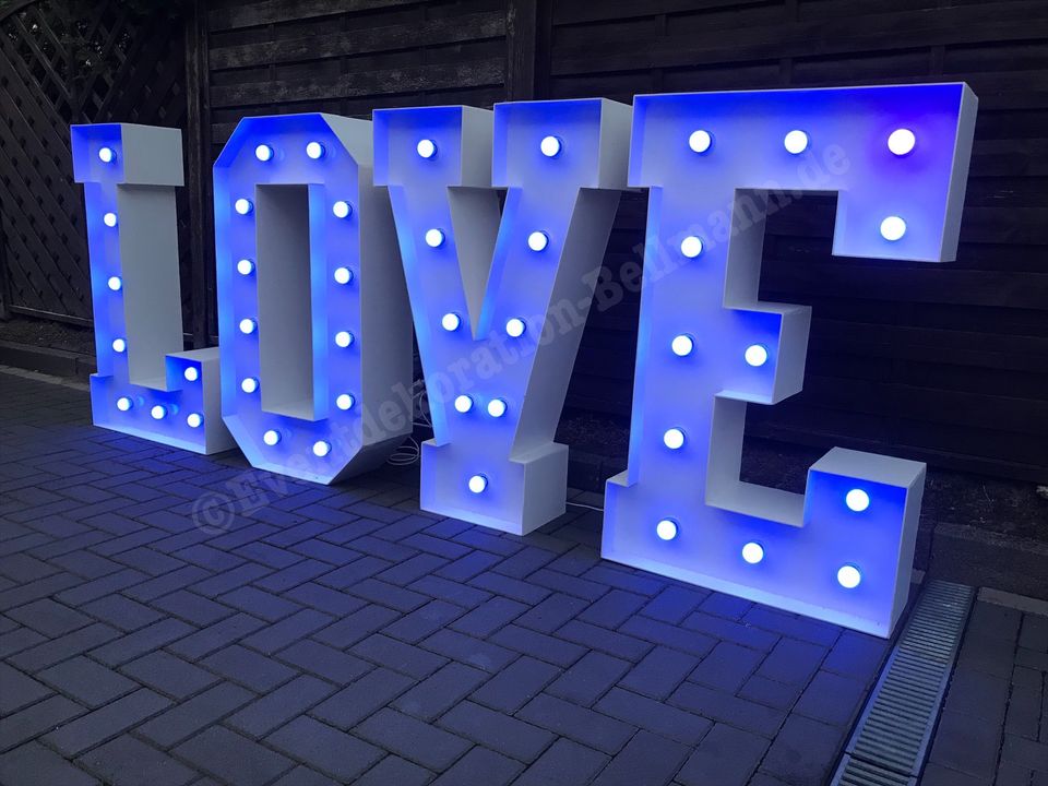 LOVE Buchstaben XXL *MIETEN* Hochzeit / Event / Freie Trauung in Hamburg