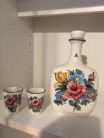 Ulmer Keramik, Flasche mit zwei kleinen Bechern Altona - Hamburg Blankenese Vorschau