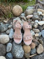 Made in Italy - Lack Sandalen von DameRose 40 (6,5) rosé Bayern - Burgau Vorschau