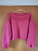 pinker Oversize Sweater , Strickpullover mit Mohair Thüringen - Erfurt Vorschau