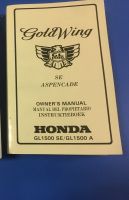 Honda GL1500 org. Fahrerhandbuch, Betriebsanleitung ab '94 Sachsen - Oederan Vorschau