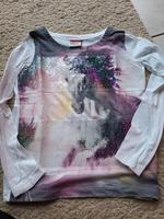 134 140 long langärmlig shirt pferd pailletten neu Bayern - Aschaffenburg Vorschau
