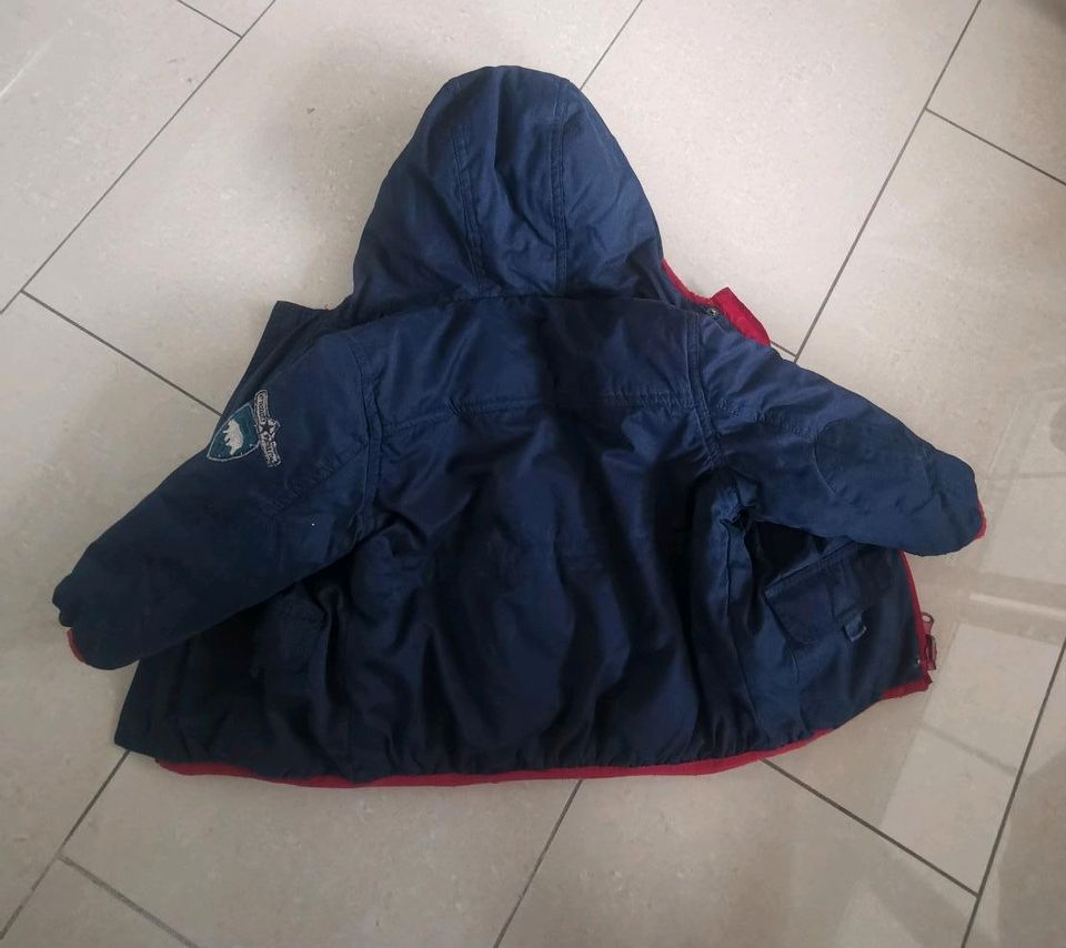 Vertbaudet Wendejacke 86 blau rot Jungen Jacke in München