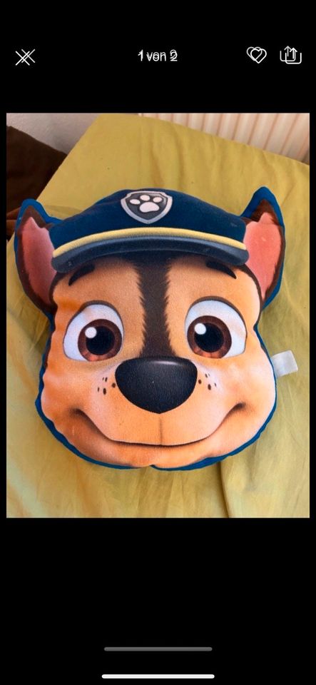 2 Paw Patrol Kissen zusammen 10€ in Helmstedt