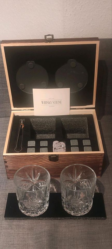 Whisky Set (Gläser, Steine, Untersetzer) in Ulm