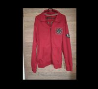 Jacke Sweatjacke Fleecejacke strickjacke kragen rot M L 46 48 Sachsen - Mülsen Vorschau