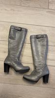Hellgraue Lederstiefel von „Bianco“ Größe 39 Niedersachsen - Stuhr Vorschau