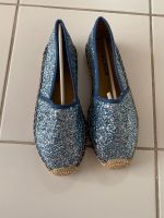 Neue Glitzer-Espadrilles in blau Berlin - Zehlendorf Vorschau