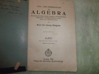 Altes Lehrbuch für Algebra 1938 Thüringen - Erfurt Vorschau