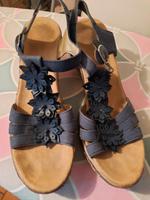 Sommerschuhe Rieker 39 blau Bayern - Traunreut Vorschau