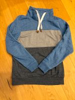 Hoodie Tom Tailor Pullover hoher Kragen blau/grau M Hessen - Hanau Vorschau