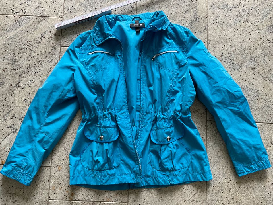 Schöne leichte Jacke Gr.44 von Taifun, neu in türkisblau in Hannover