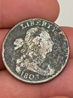 USA One Cent Draped Bust Münze von 1803 Liberty SGE West - Griesheim Vorschau