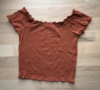 T-Shirt PIGALLE Gr. XS rot braun, Wellensaum kurz > WIE NEU Niedersachsen - Meinersen Vorschau