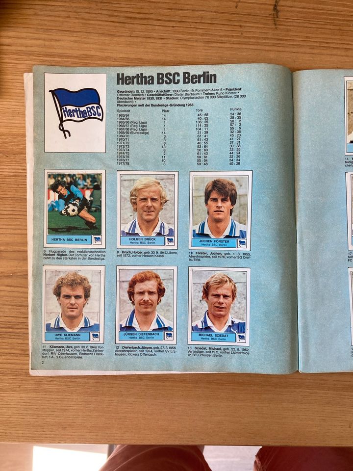 Sammelalbum Fußball Bundesliga 1979 - Figurine Panini - vollst in Trier