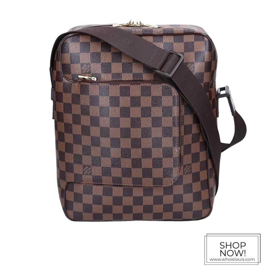 LOUIS VUITTON OLAV MM UMHÄNGETASCHE AUS DAMIER EBENE CANVAS in Darmstadt