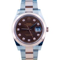 Rolex Datejust 41mm, Ref. 126301, 2024, ungetragenes Fullset LC EU, Choco Diamant Zifferblatt/Oysterband Duisburg - Duisburg-Mitte Vorschau