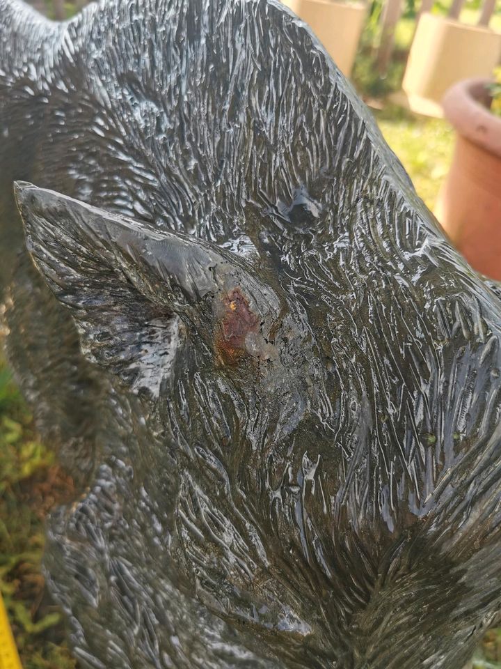 Bronzefigur / Gartenfigur / Keiler / Wildschwein in Storkow (Mark)